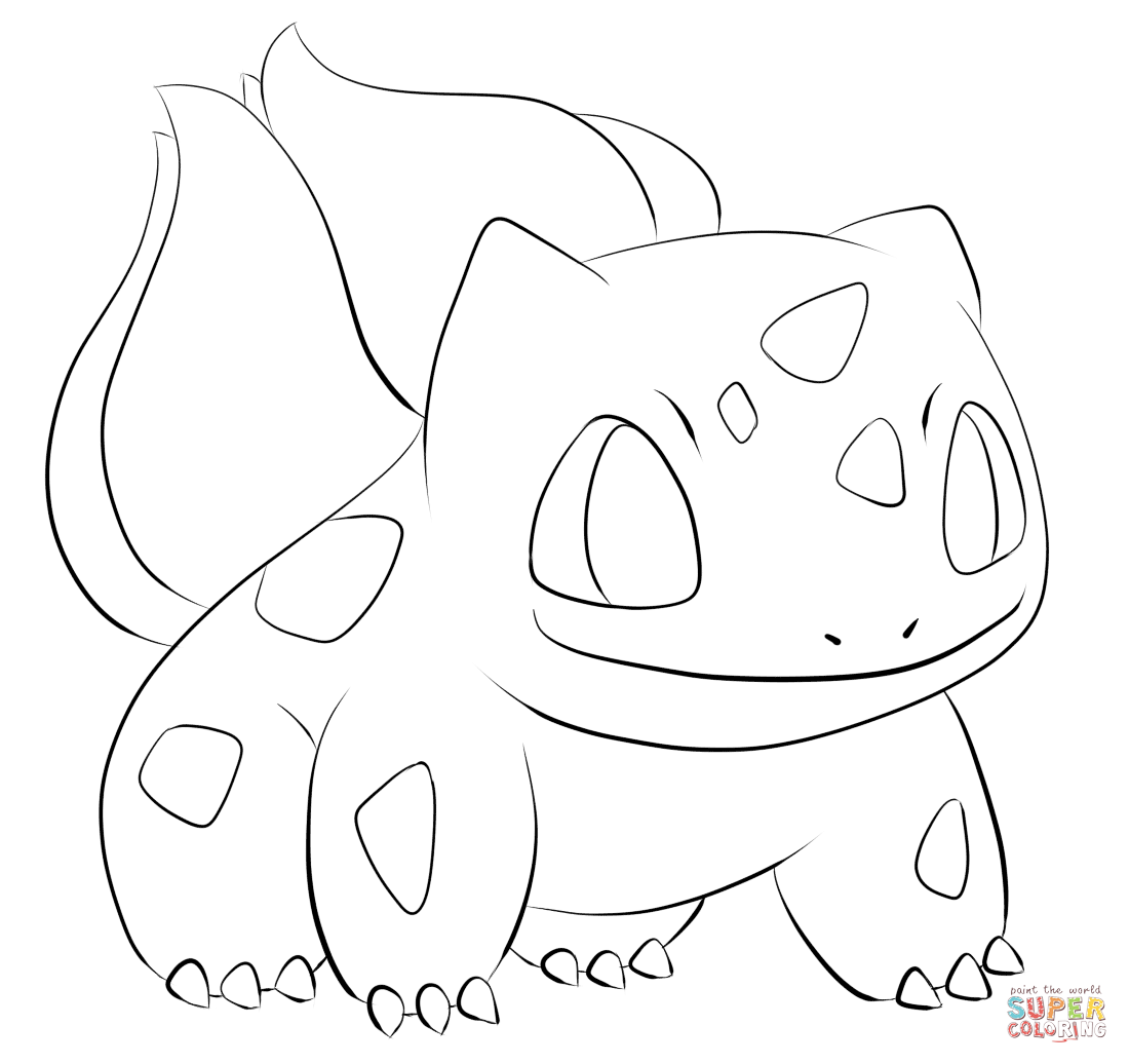 Bulbasaur Coloring Page Coloring Home