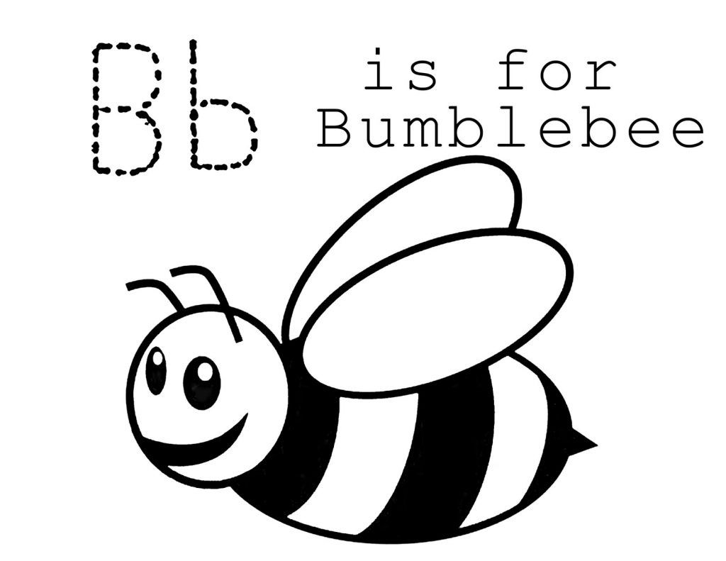 Bumble Bee Coloring Pages