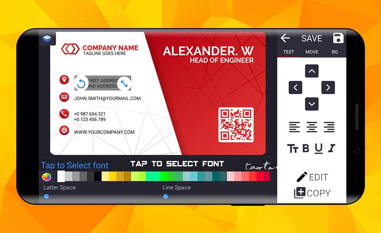 online visiting card maker free printable