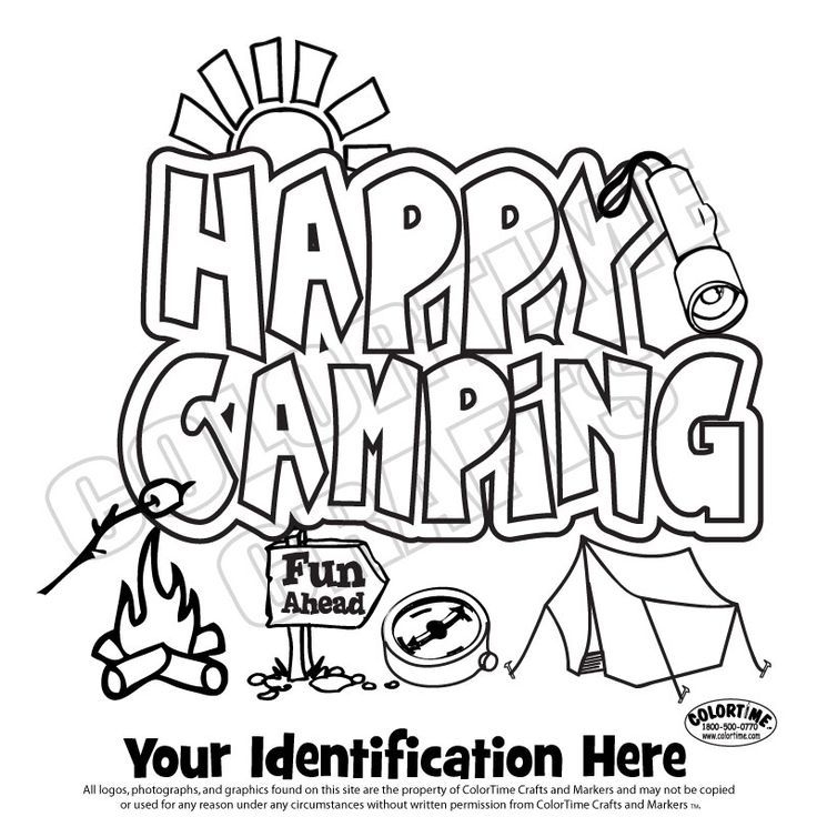 Camping Coloring Pages Free Coloring Home