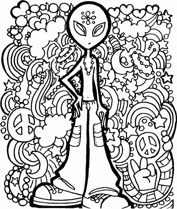 Cannabis Coloring Pages