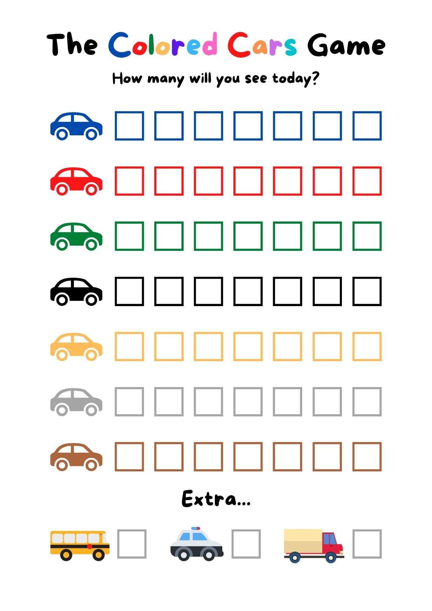 printable car ride games for kids