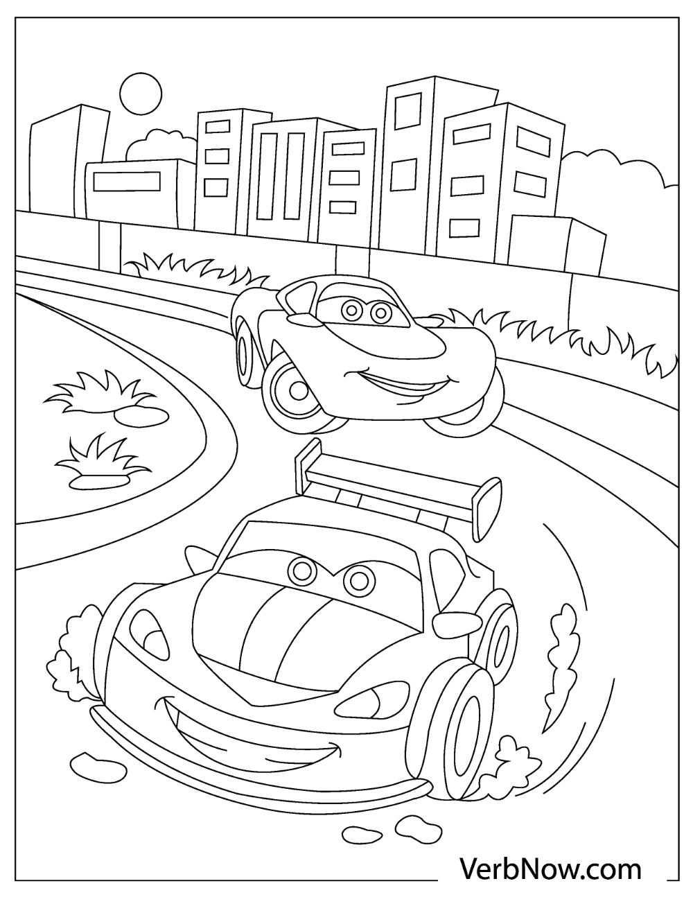 Car Printable Coloring Pages For Kids