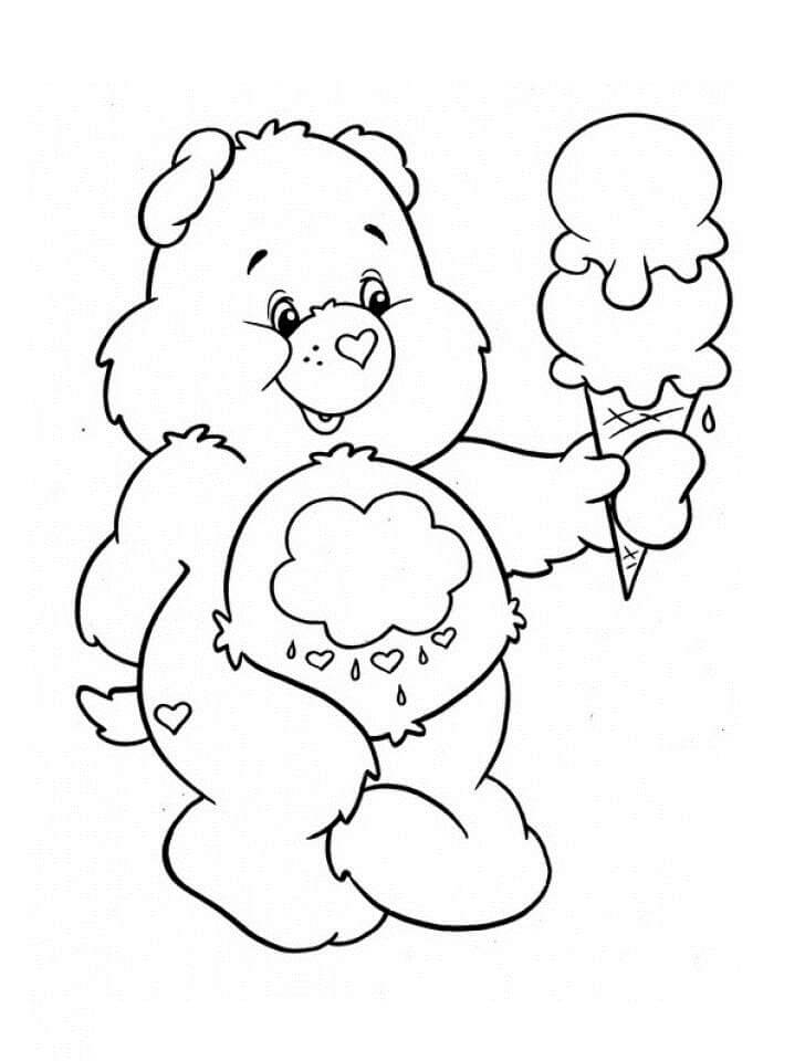 Care Bear Coloring Pages Free Printable Coloring Pages For Kids