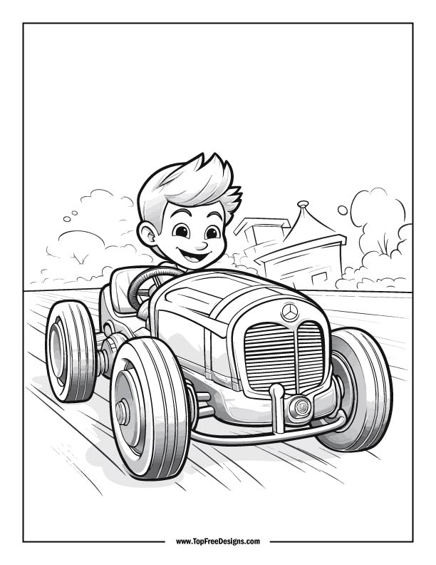 Cars Coloring Pages TopFreeDesigns
