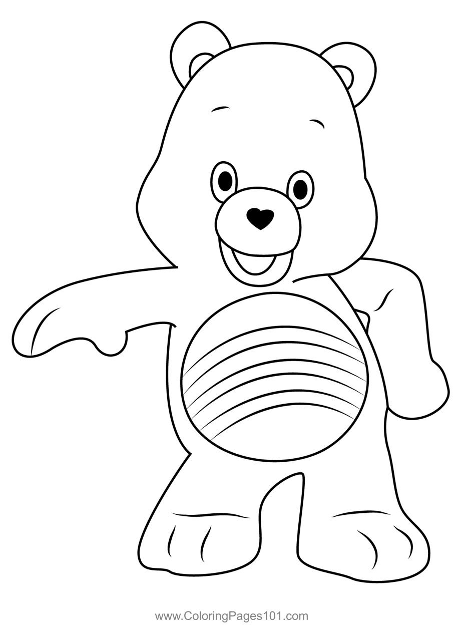 Care Bear Coloring Page