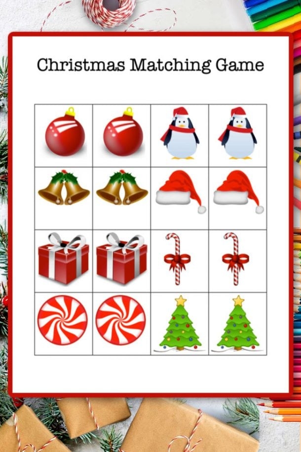 Christmas Activities For Kids Printable