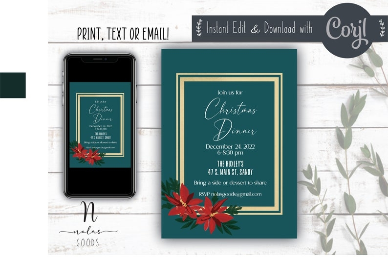 dinner party invite template