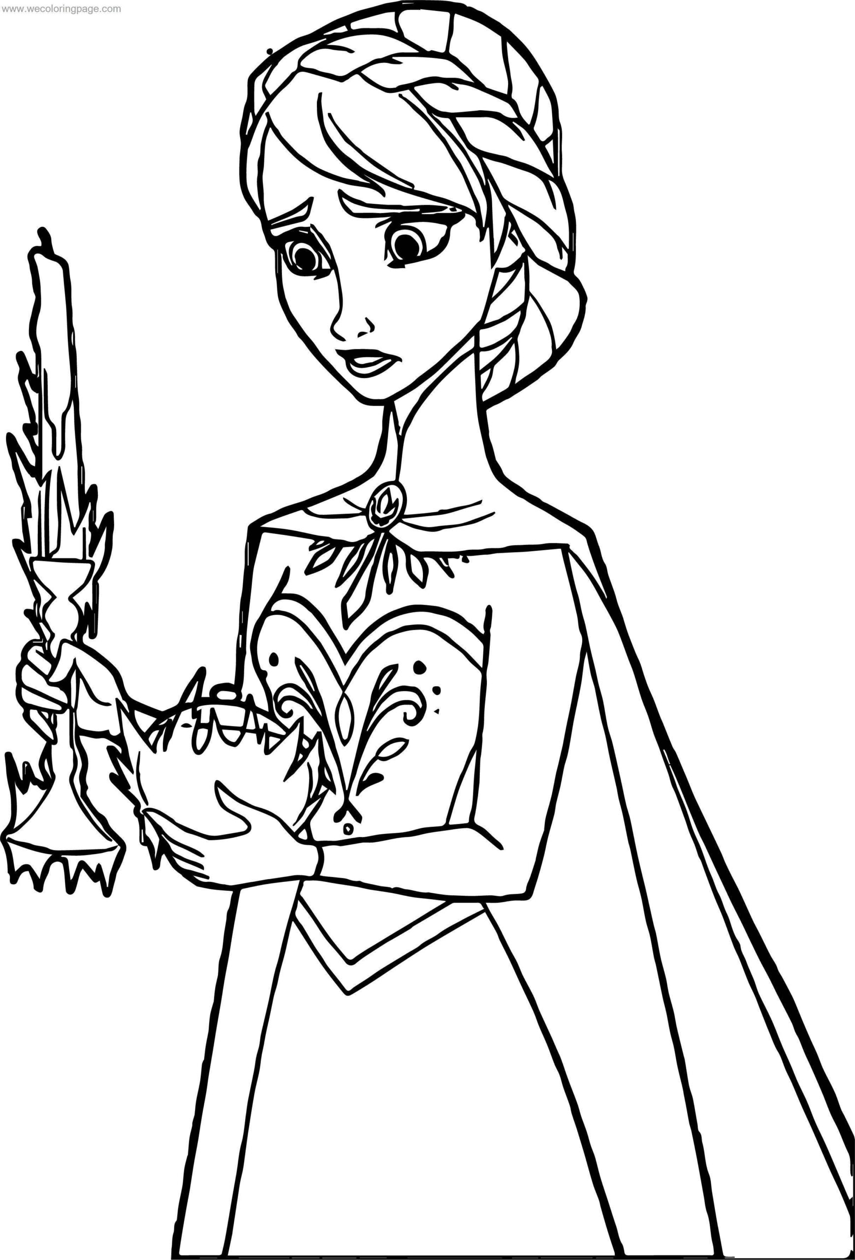 Collection Of Frozen Elsa Coloring Pages Free Printable