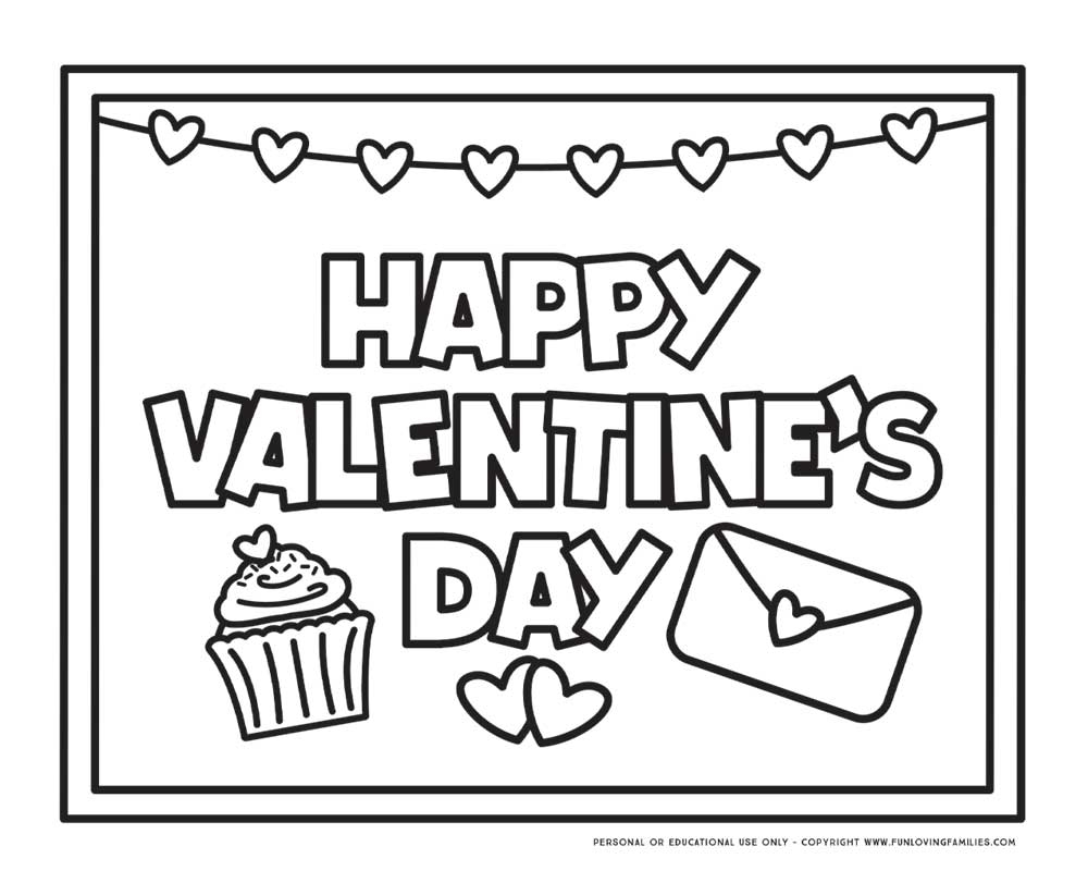 Collection Of Happy Valentines Day Coloring Pages Free Printable