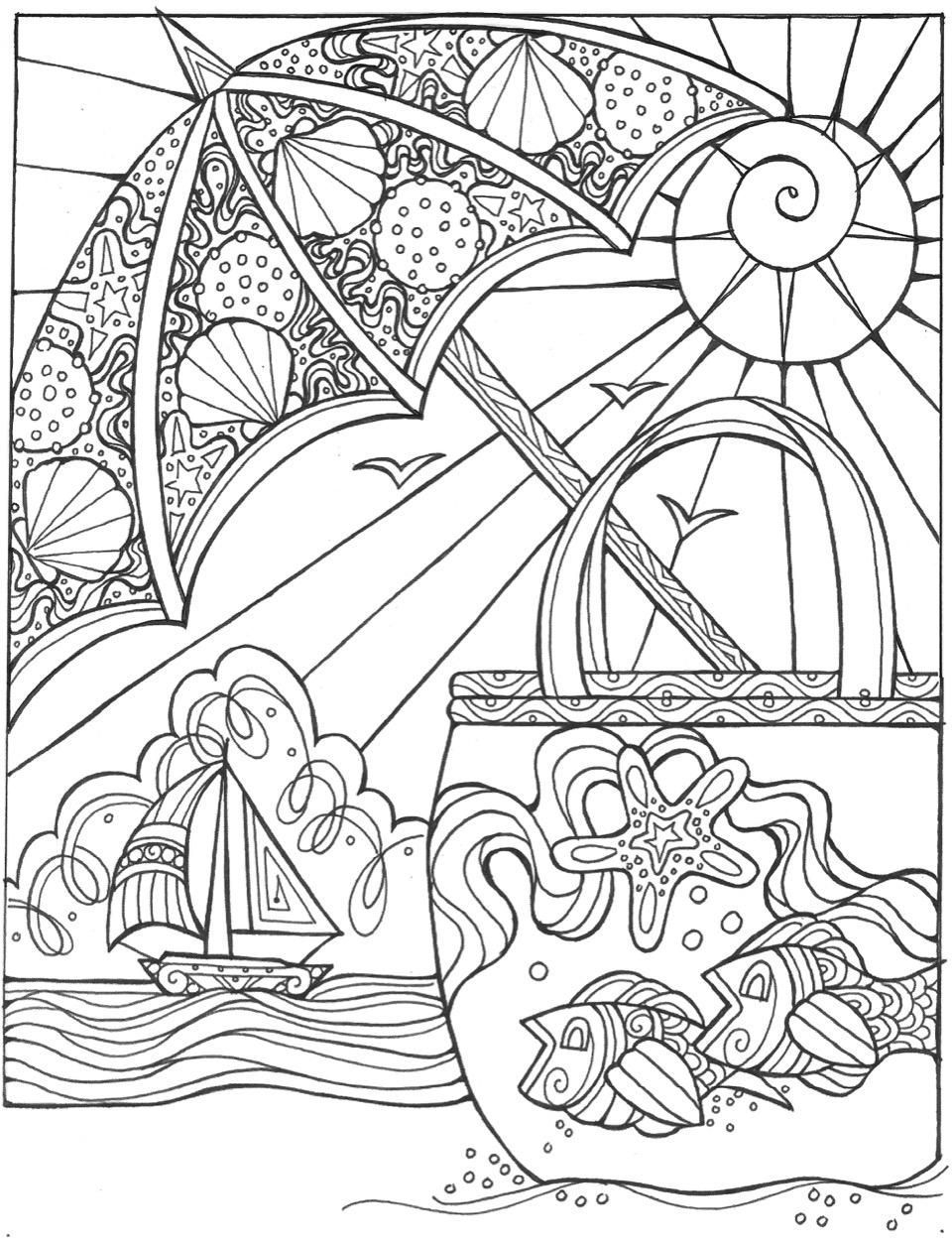 Collection Of Printable Summer Coloring Pages Free Printable