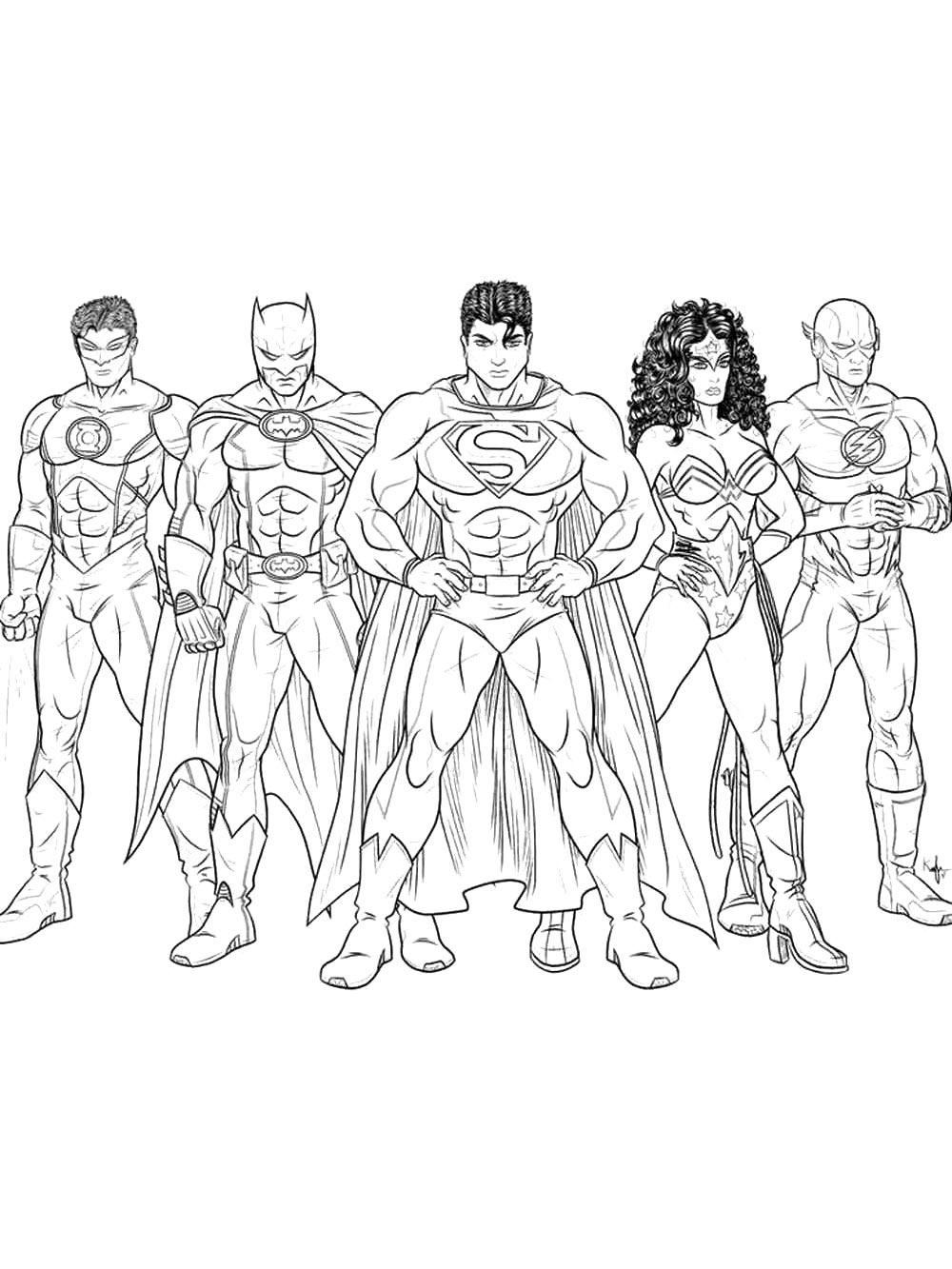 Collection Of Printable Superhero Coloring Pages Free Printable