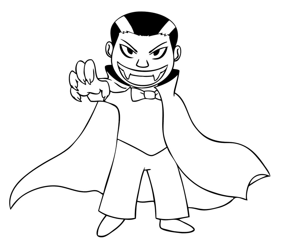 Collection Of Vampire Coloring Pages Free Printable