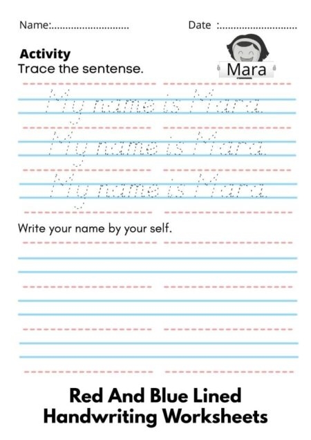 color blue worksheets