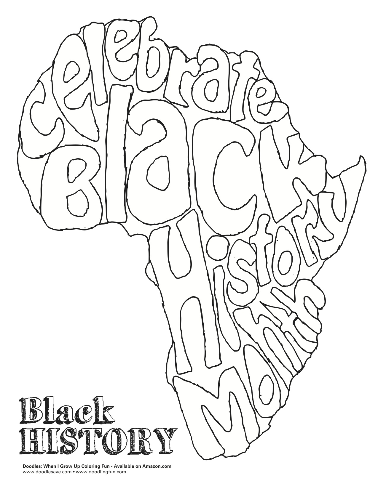 Black History Coloring Pages