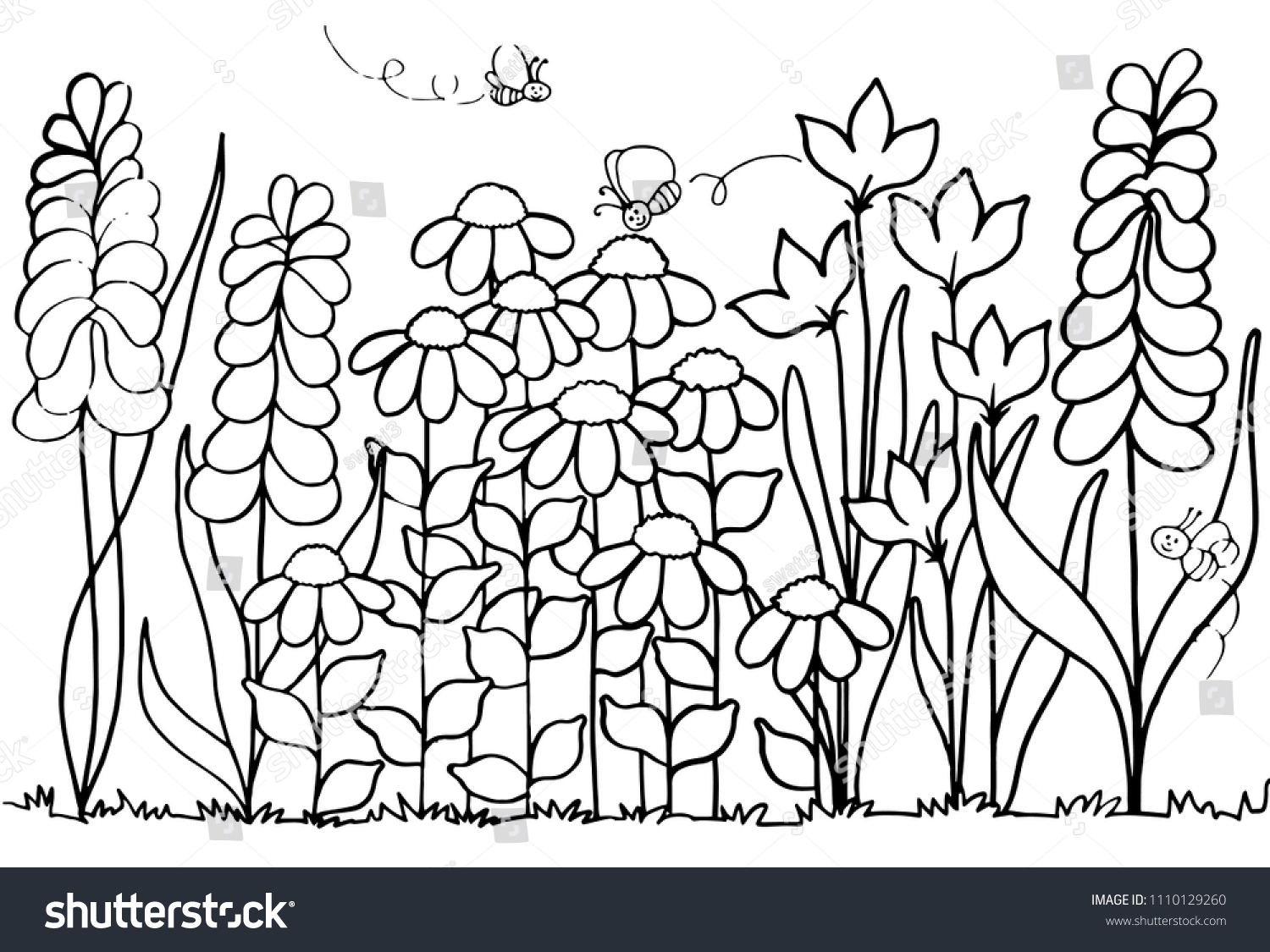 Coloring Pages Flowers Garden Garden Coloring Pages