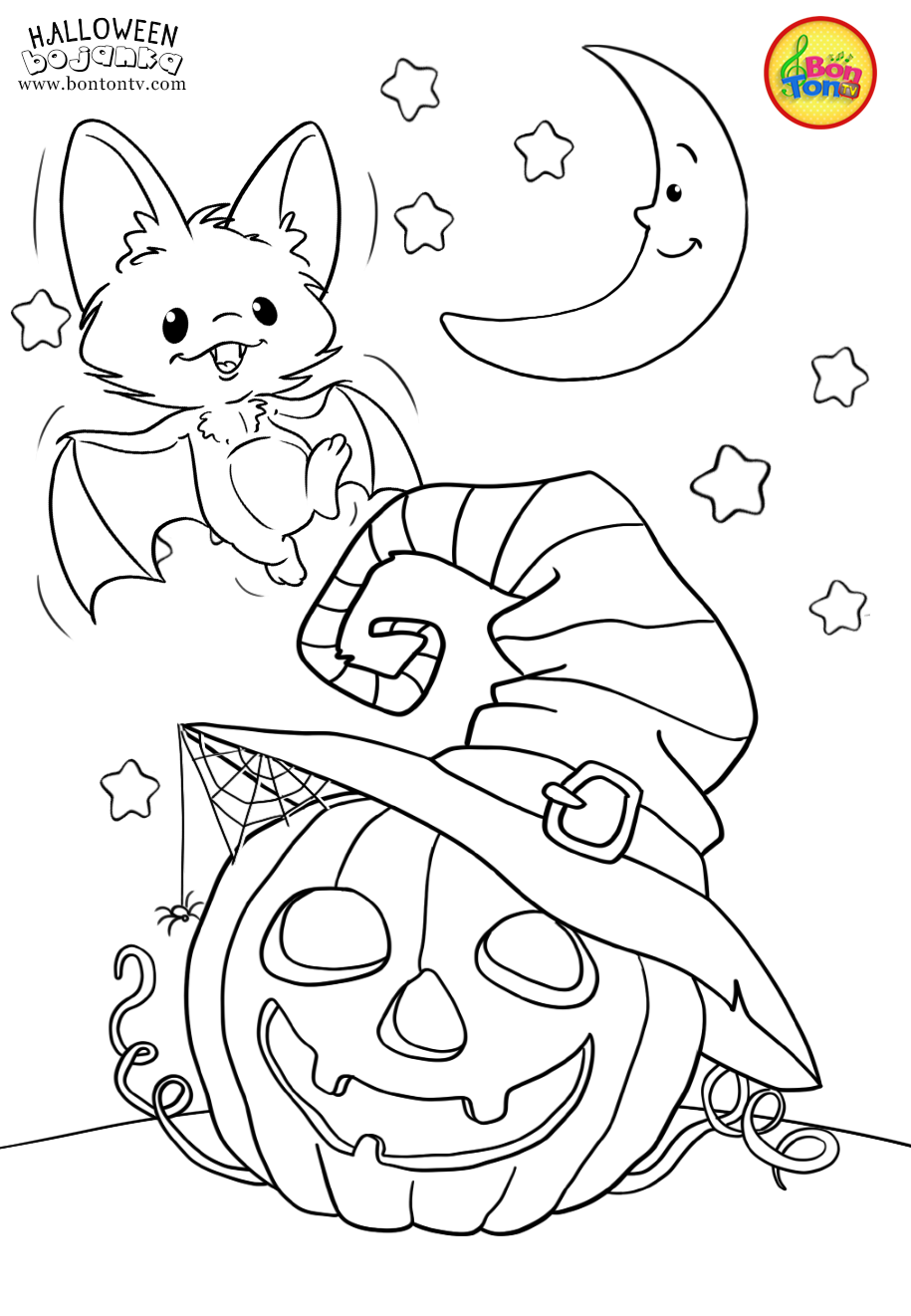 Coloring Pages Free Halloween Printables For Toddlers