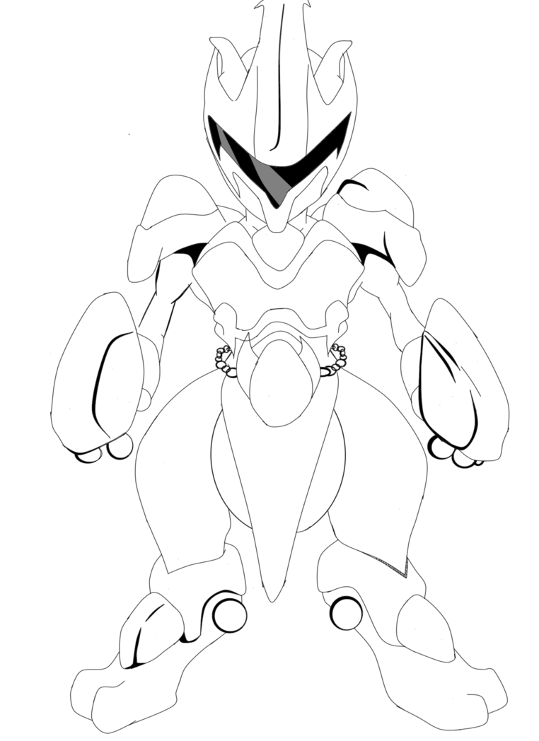 Coloring Pages Pokemon Mewtwo Coloring Home