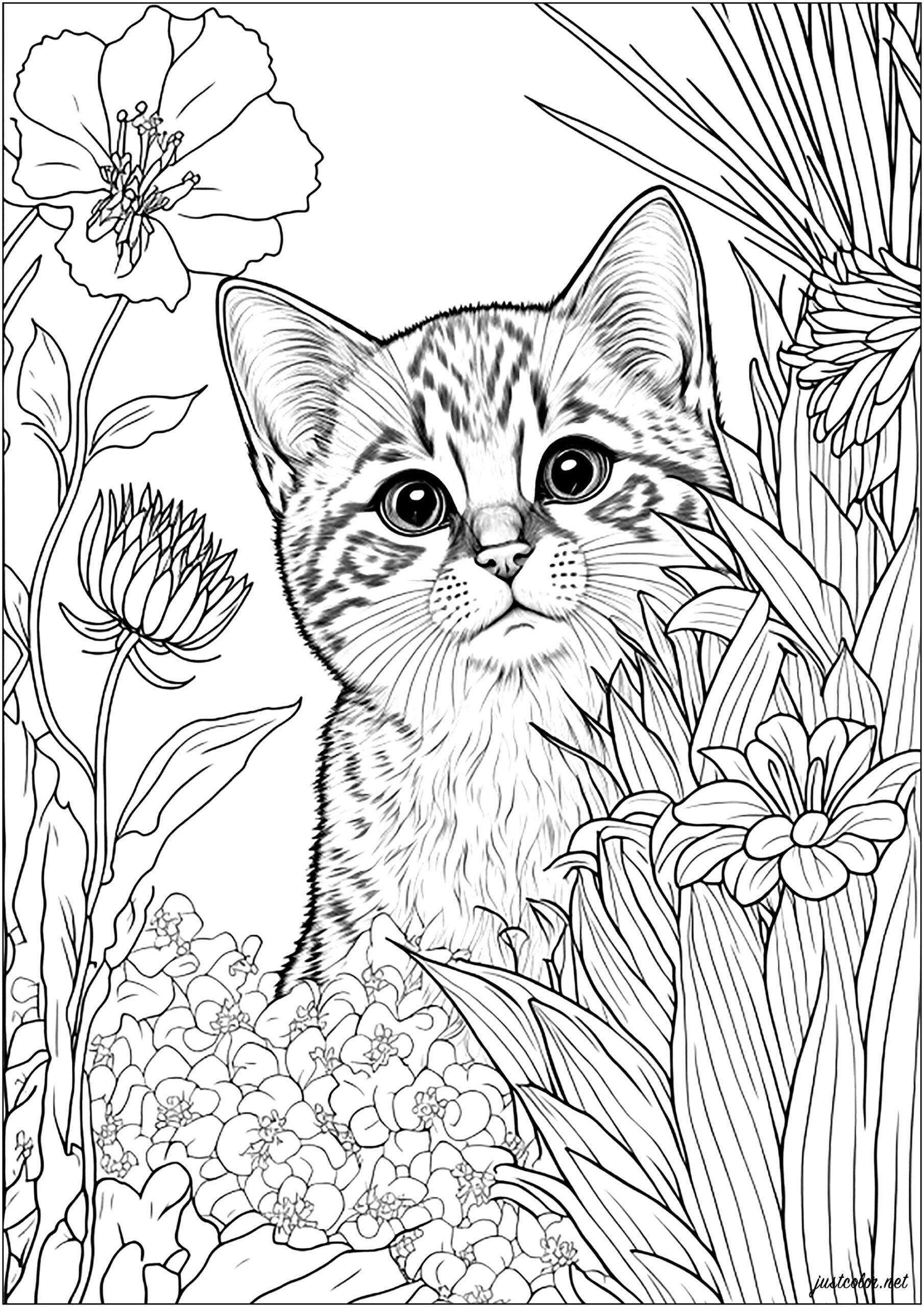 adult coloring pages free flowers