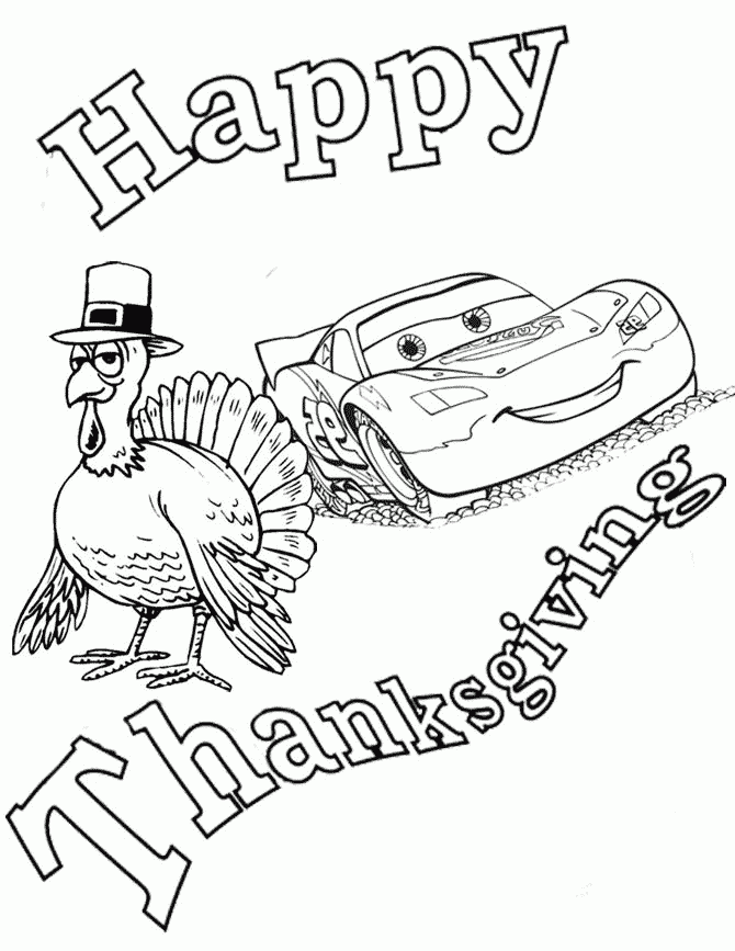 Coloring Pages Thanksgiving Disney Coloring Home