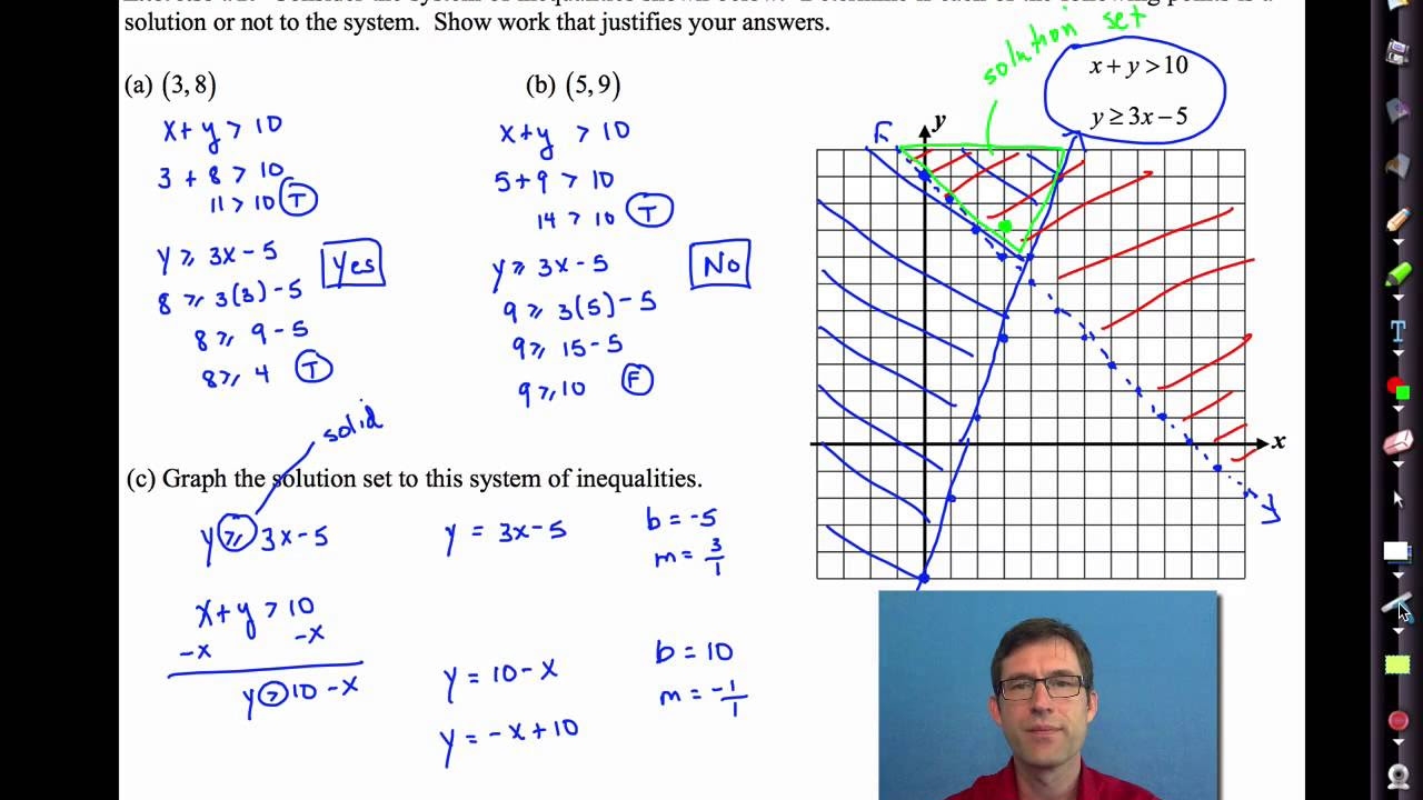 Common Core Algebra I Unit 5 Lesson 1 Solutions To Linear 