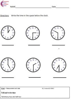 commoncore worksheets