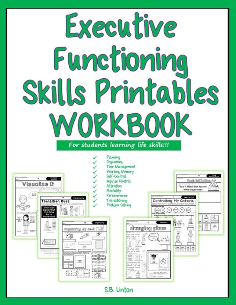Common Executive Function Challenges ADHD Back to School Checklist 