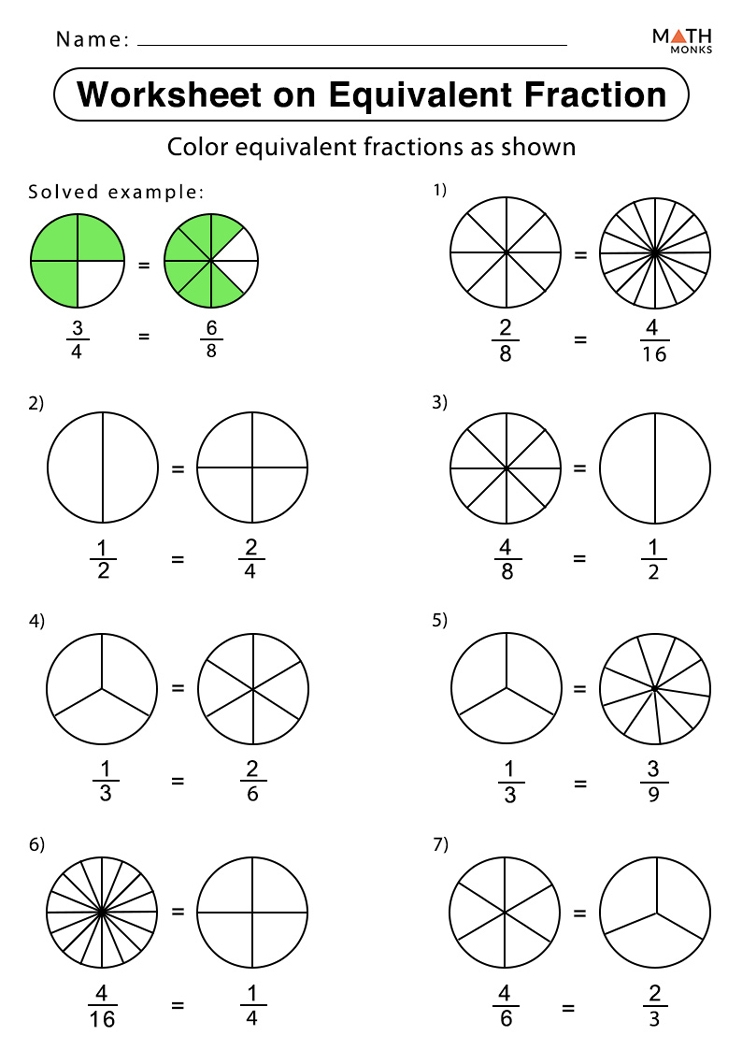 Comparing Fraction Worksheets 2nd Grade FractionsWorksheets