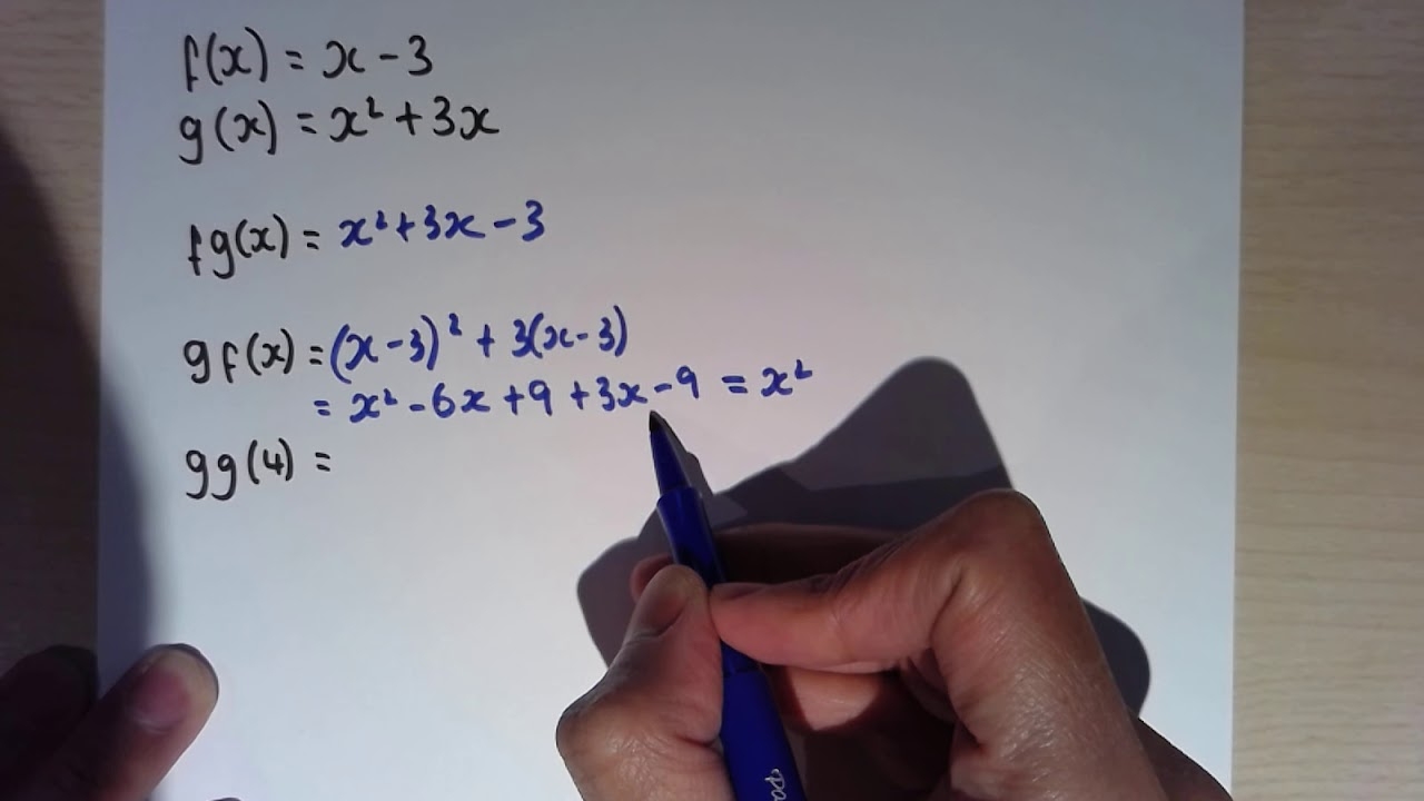 Compound Functions Worksheet