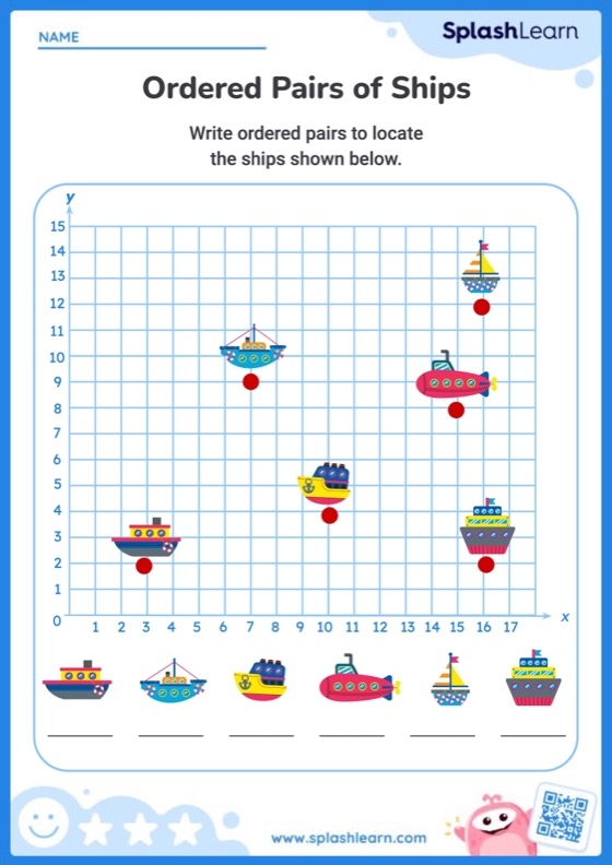Coordinates Worksheet With Ordered Pairs BW Worksheets Library
