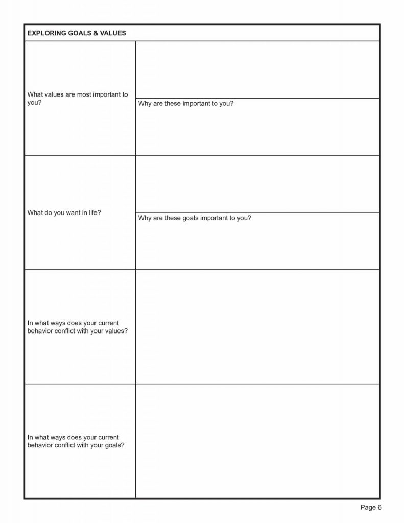 motivational interviewing worksheets