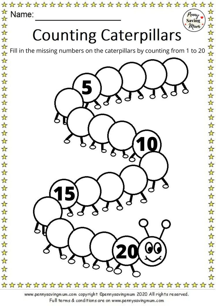 numbers 1 20 worksheets