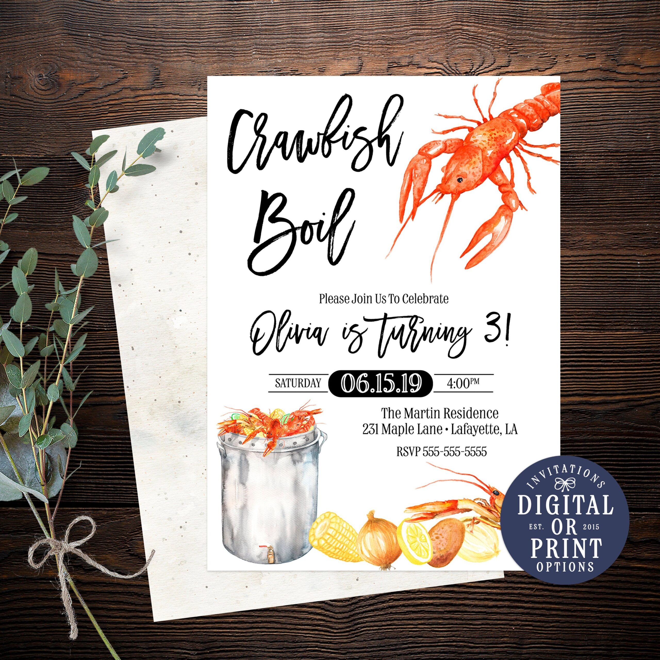 crawfish boil invitation template free