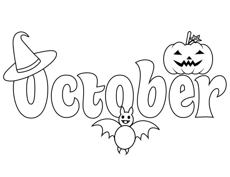 Creepy October Coloring Page Free Printable Coloring Pages For Kids