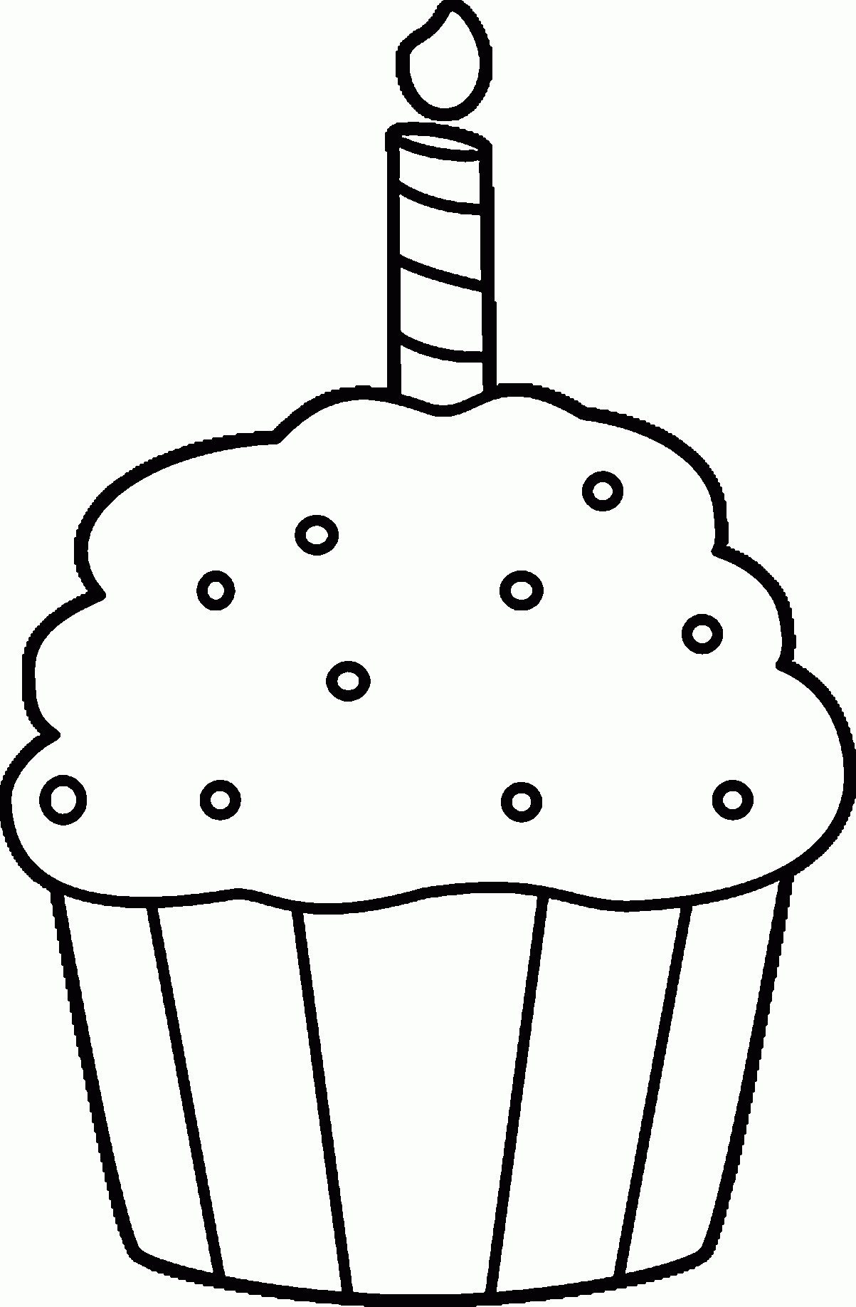 cupcake coloring pages free