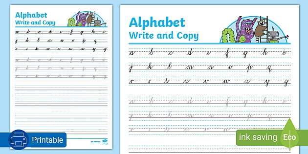 printable cursive capital letters worksheet pdf