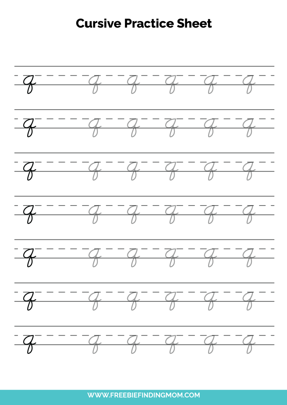 printable cursive letters worksheet pdf