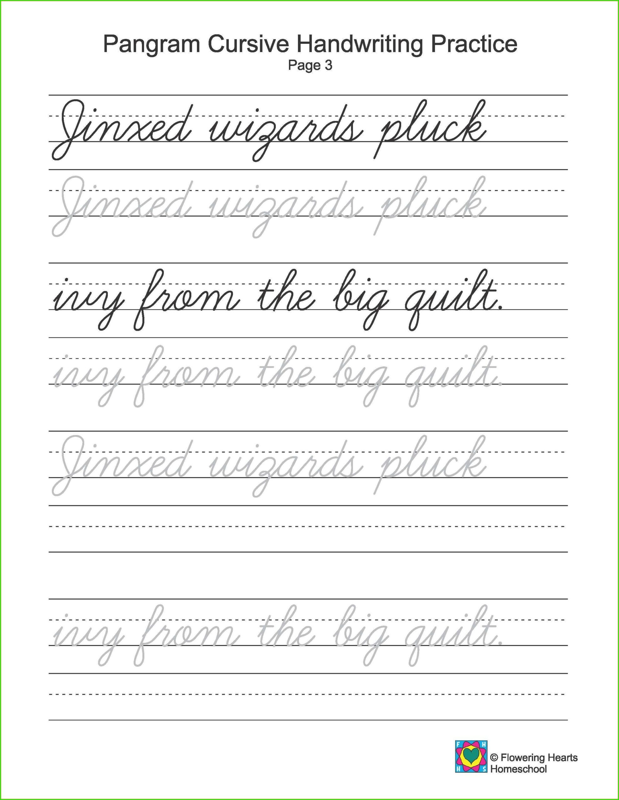 Cursive Writing Worksheets Free Printable Printable Templates