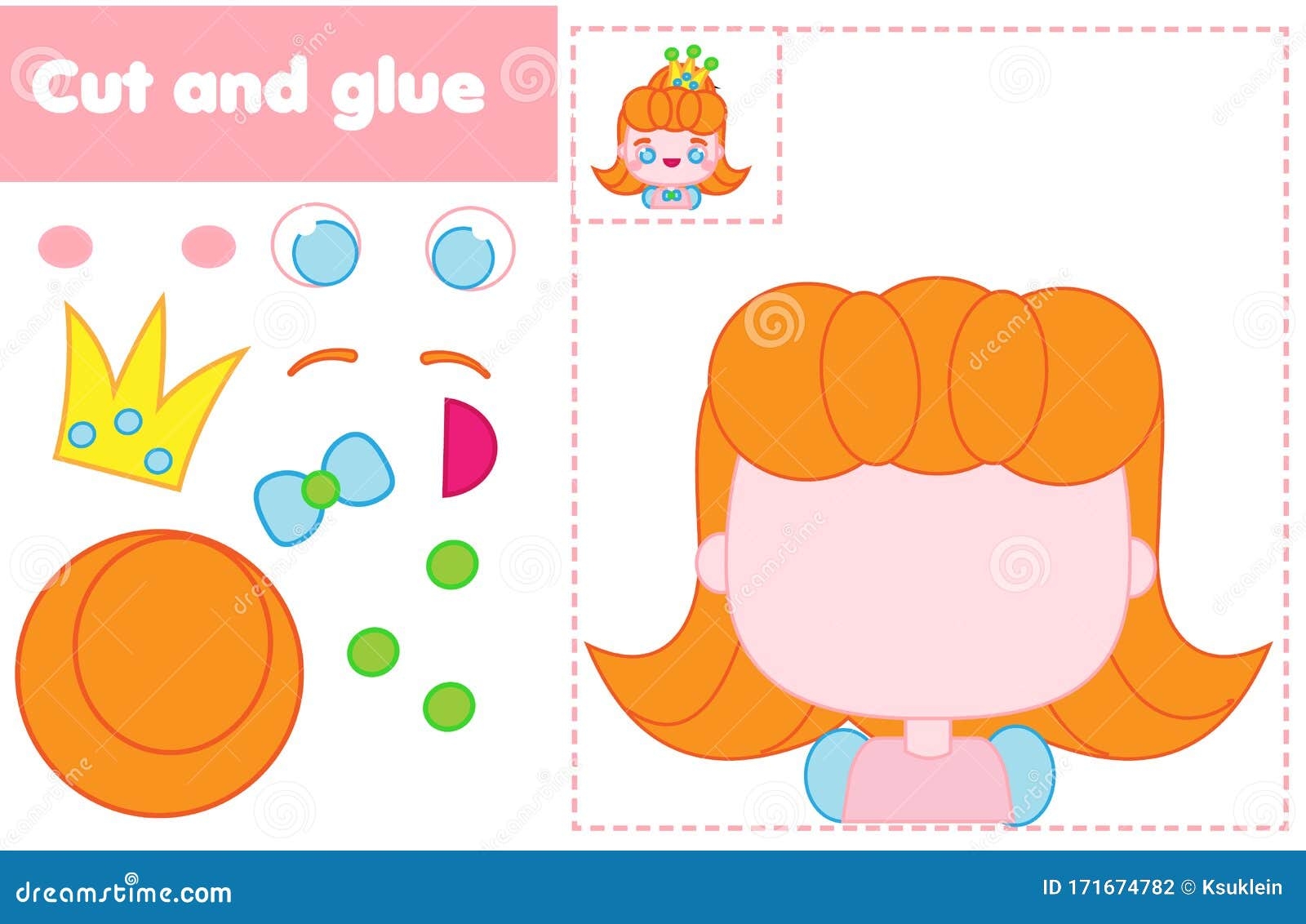Cut And Paste Worksheets For Preschool Active Little Kids