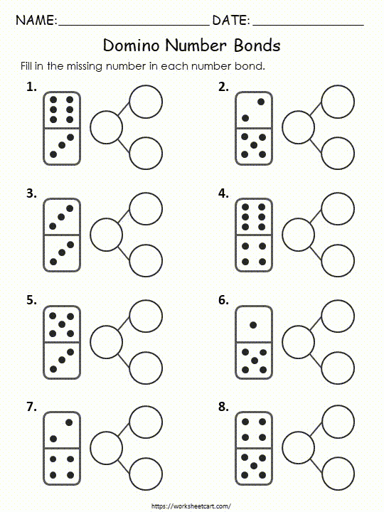 number bonds worksheet