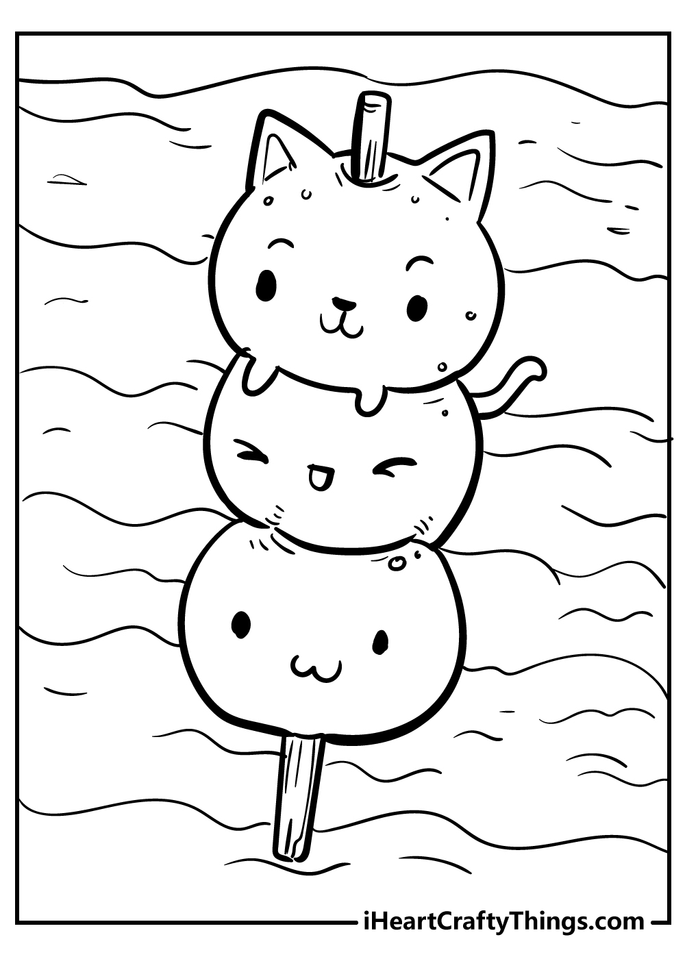 Kawaii Cute Coloring Pages