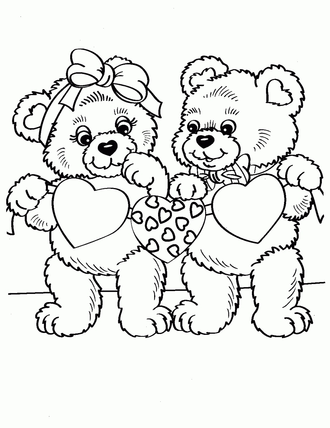 Cute Valentine Coloring Pages At GetColorings Free Printable 