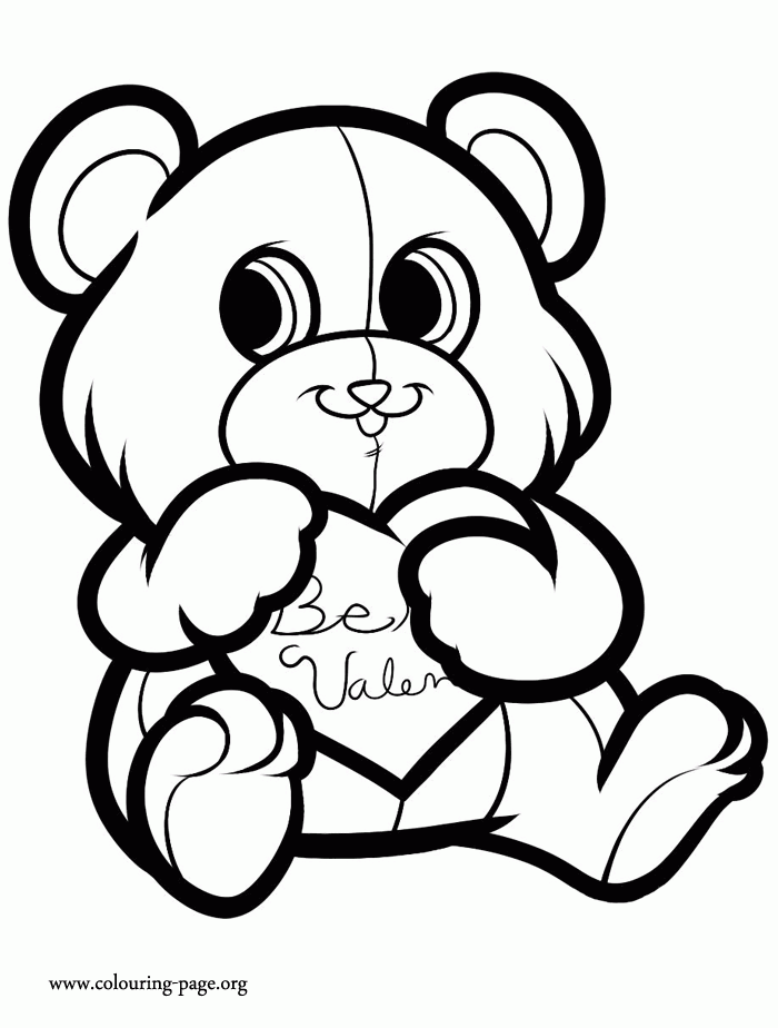 Cute Valentine Coloring Pages Coloring Home