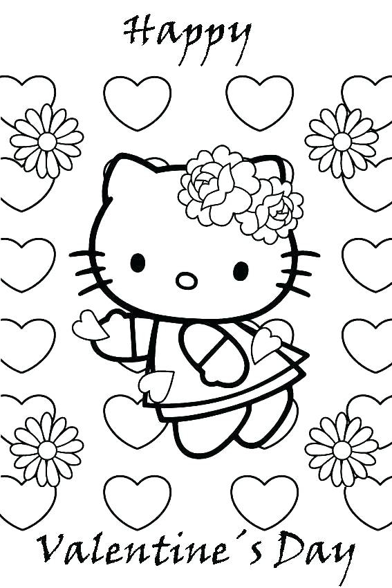 Cute Valentines Day Coloring Pages