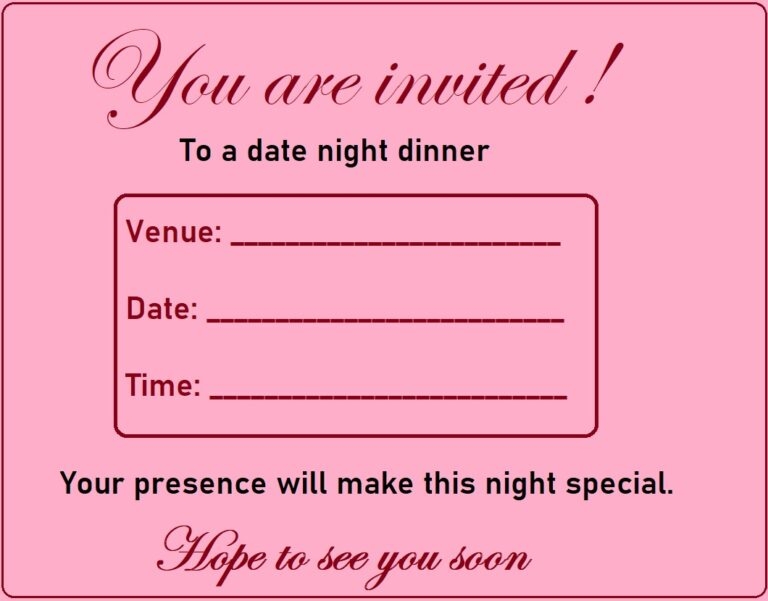 date night invitation templates free