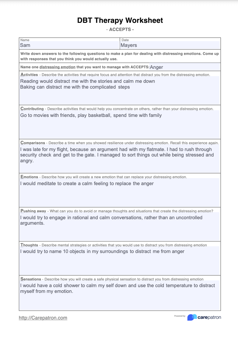 Dbt Worksheets Kids Free DBT Worksheets