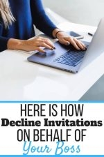 Declining An Invitation On Behalf Of Your Boss Samples Examples 