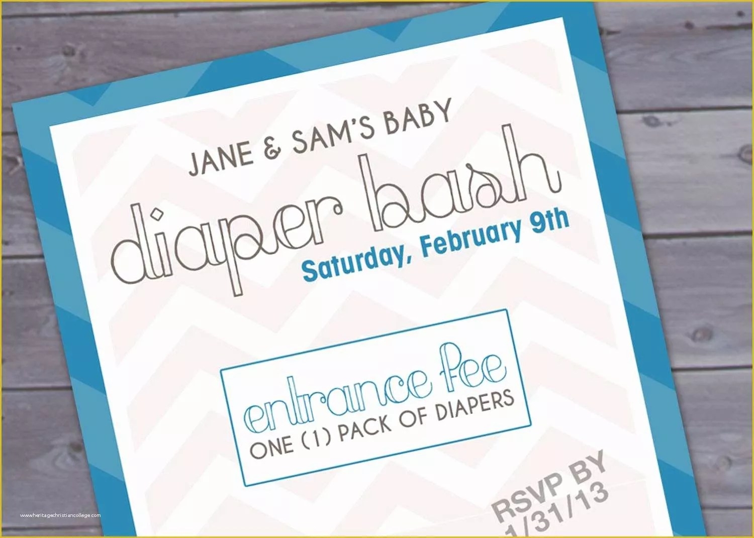 diaper party invitations templates