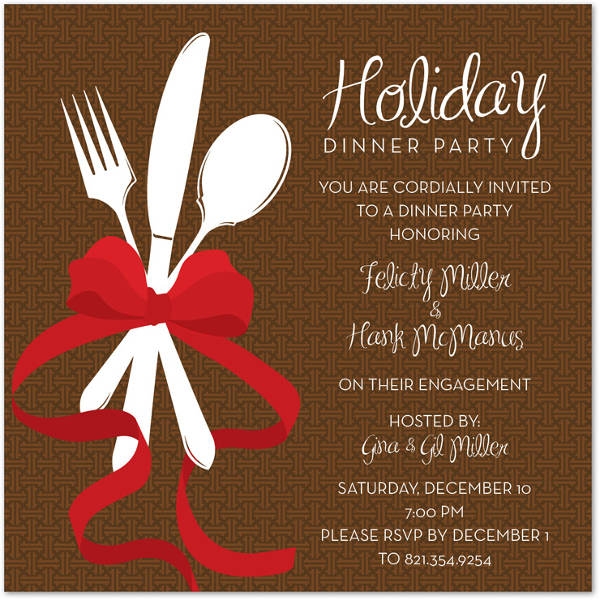 dinner party invites templates