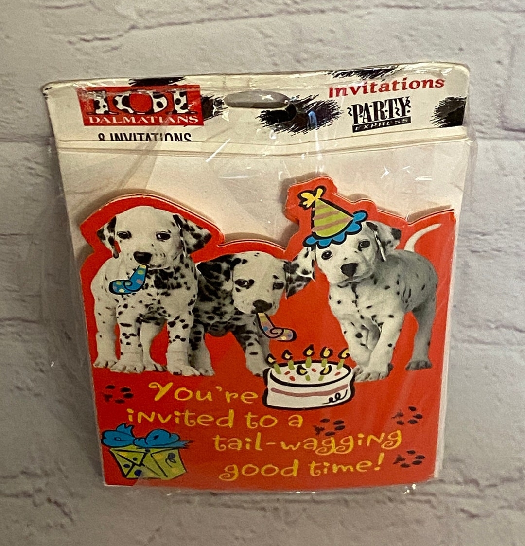 Disney 39 s 101 Dalmatians Party Invitations By Hallmark Etsy